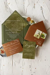 Zaproszenia Ślubne na Pleksi Złocone | Luksusowe i Nowoczesne