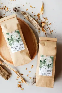 Herbata Podziękowanie dla Gości | Kraftowy Upominek Weselny