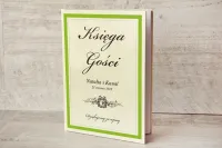 Elegancka Księga Gości z Koronką | Personalizuj Online