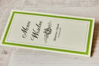 Eleganckie Menu Weselne z Koronką i Cyrkonią | Z Koronką nr 6