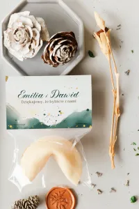 Ciasteczka z Wróżbą na Wesele | Personalizowane Podziękowania