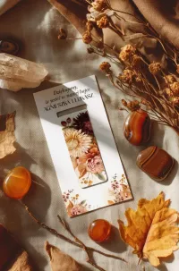 Magnetyczna Zakładka na Wesele Boho | Personalizowany Upominek dla Gości | Impresja nr 2