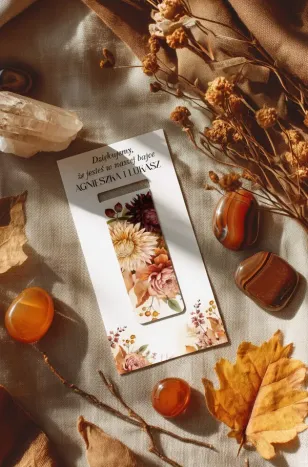 Magnetyczna Zakładka na Wesele Boho | Personalizowany Upominek dla Gości | Impresja nr 2