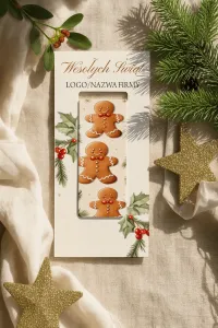 Świąteczna Zakładka Magnetyczna z Logo Firmy | Prezent dla Klientów | ZKS4