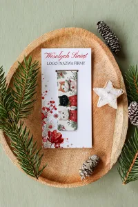 Firmowa Zakładka Magnetyczna na Święta z Logo | ZKS19