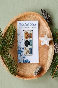 Personalizowana Zakładka Magnetyczna z Logo | Prezent Firmowy na Święta | ZKS20