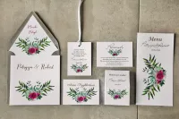 Próbki Zaproszeń Ślubnych - Zestaw Papeterii | Amelia-Wedding