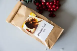 Herbata Świąteczna z Logo Firmy | Elegancki Upominek dla Klientów | T17