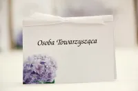 Winietki Ślubne z Hortensją Fioletową | Elegant nr 2