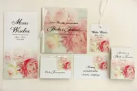 Zaproszenia Ślubne z Kalką i Piwoniami | Zamów z Projektem