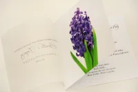 Eleganckie Zaproszenia Ślubne z Kalką Fioletowe | Elegant nr 7