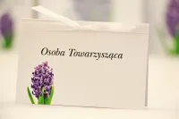 Winietki Ślubne z Hiacyntem | Fioletowy Motyw | Amelia-Wedding