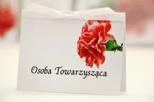 Vignetten für den Hochzeitstisch, Hochzeit - Elegant nr 10 - Rosa Nelke - florale Hochzeitsaccessoires