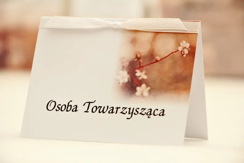 Winietki na stół weselny, ślub - Elegant nr 16 - Kwiaty jabłoni - kwiatowe dodatki ślubne Winietki na stół weselny, ślub - Elegant nr 16 - Kwiaty jabłoni - kwiatowe dodatki ślubne