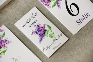 Dank an die Hochzeitsgäste - Vergissmeinnicht-Samen - Pistazie Nr. 2 - Intensiv violette lila Blüten.