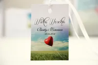 Zawieszki na Wódkę Weselną Letnia Polana | Elegant nr 19