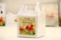 Pudełka na Ciasto Weselne Maki | Personalizowane | Elegant 21