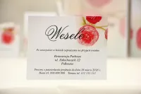 Bilecik Ślubny z Jaskrami | Wkładka do Zaproszeń | Elegant 27