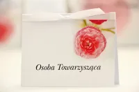 Winietki Ślubne Różowe Jaskry | Satynowe | Elegant nr 27