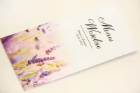 Menu Weselne Lawenda • Personalizowane | Elegant nr 28