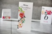 Menu Weselne Kwiatowe Pistacjowe nr 3 | Zamów Online
