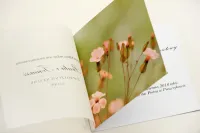 Eleganckie Zaproszenia Ślubne z Kalką i Kwiatami | Zamów