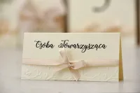 Eleganckie Winietki Ślubne z Tasiemką | Belisa nr 5