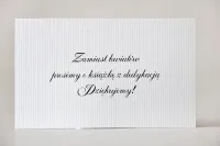 Eleganckie Bileciki do Zaproszeń Ślubnych | Amelia-Wedding.pl