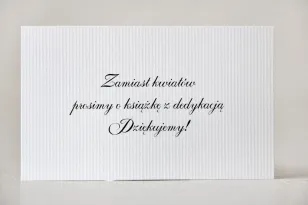 Ticket Hochzeitsgeschenke Hochzeit - Belisa - weißes Papier, Hochzeitseinladungen, Gedichte