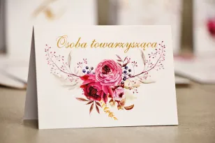 Vignetten für den Hochzeitstisch, Hochzeit - Sorento nr 3 - Amaranthblüten - florale Hochzeitsaccessoires mit Vergoldung