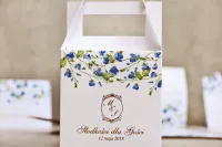 Pudełka na Ciasto Weselne z Niezapominajkami | Sorento nr 4