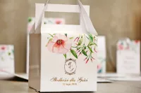 Pudełka na Ciasto Weselne Kwiatowe Sorento | Amelia Wedding