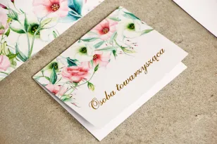 Vignetten für den Hochzeitstisch, Hochzeit - Sorento nr 8 - Pastellblumen - florale Hochzeitsaccessoires mit Vergoldung