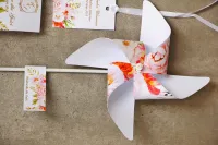 Wiatraczki na Wesele z Piwoniami | Podziękowania dla Gości