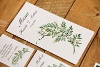 Eleganckie Menu Weselne z Gałązką | Klasyczne | Kalia Nr 1