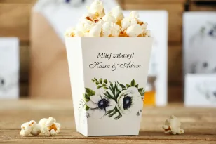 Popcornbox - Kalia nr 3 - Anemonen - Accessoires, Hochzeitszubehör