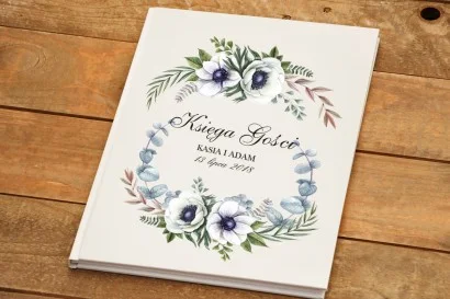 Personalizowana Księga Gości Ślubnych | Florystyczna Elegancja | Kalia nr 3