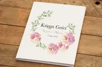 Kwiatowa Księga Gości Weselnych A4 | Personalizacja 0zł | Kalia