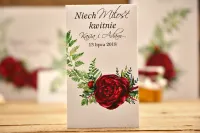 Nasiona na Podziękowania dla Gości Weselnych | Bordowe Piwonie