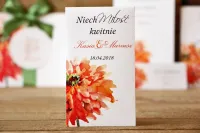 Nasionka na Podziękowania dla Gości z Gerberą | Amelia Wedding