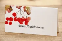 Jesienne Winietki Ślubne Jarzębina | Malowane Kwiaty nr 16