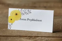 Winietki Ślubne Malowane Kwiaty nr 18 | Eleganckie i Stylowe