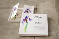 Zaproszenia Ślubne w Pudełku z Irysem | Eleganckie i Unikalne