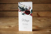 Zimowe Menu Weselne z Różą i Jarzębiną | Amelia-Wedding.pl