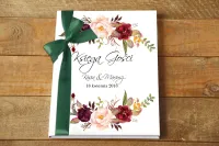 Księga Gości Weselnych A4 Kwiaty | Personalizowana Pamiątka
