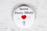 Przypinki Weselne, Winietki z Balonem | Bueno nr 1