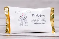 Czekoladki ślubne podziękowania dla gości | Bueno nr 2