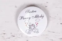 Przypinki Weselne dla Gości Bueno nr 3 | Personalizuj!