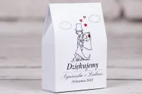 Pudełeczka dla Gości Weselnych Bueno nr 4 | Personalizowane