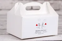Pudełka na ciasto weselne z personalizacją | Bueno nr 5